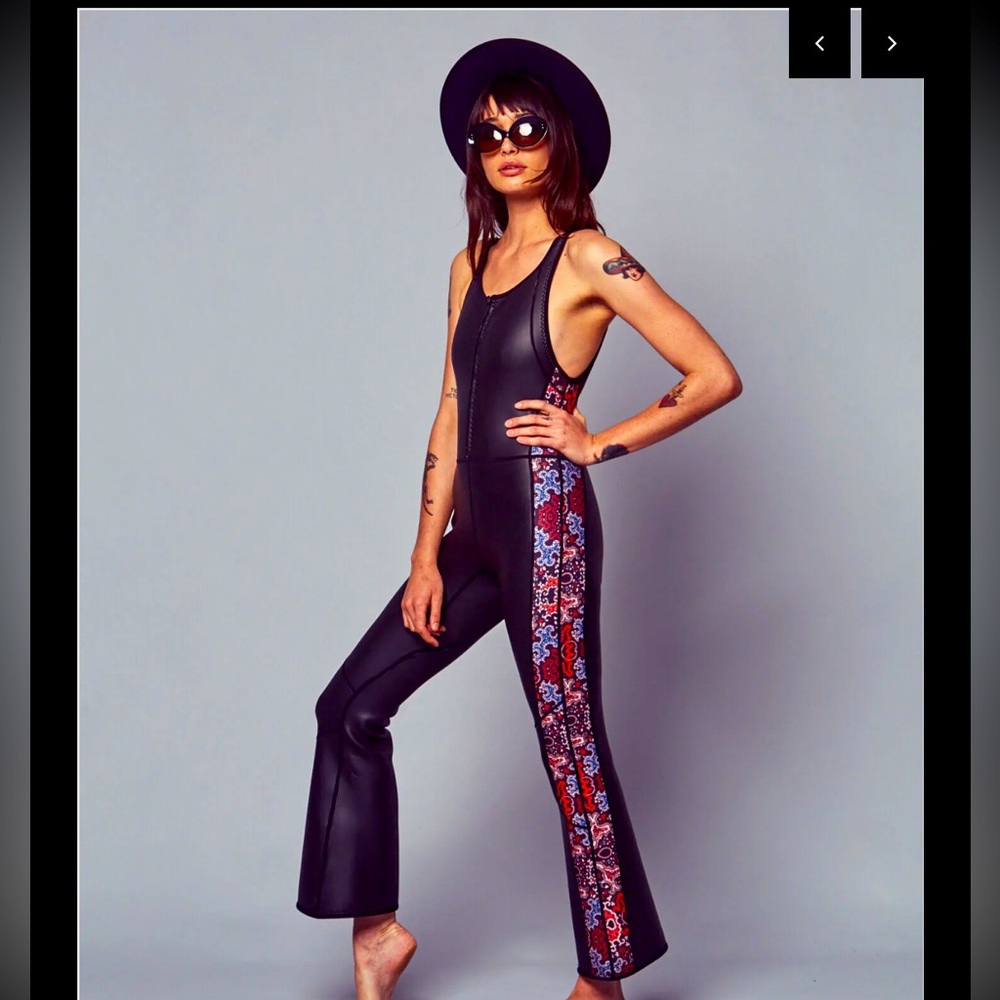 Resin Obsidian Opal Long Jane Surf Suit